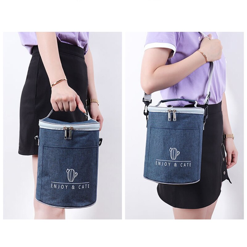 Simplicity Lunch Bag Women Office Luncheon Thermal Package Waterproof Child Outing Fruit Drink Snack Cooler Pouch Accessories - StorageandmoreStorage