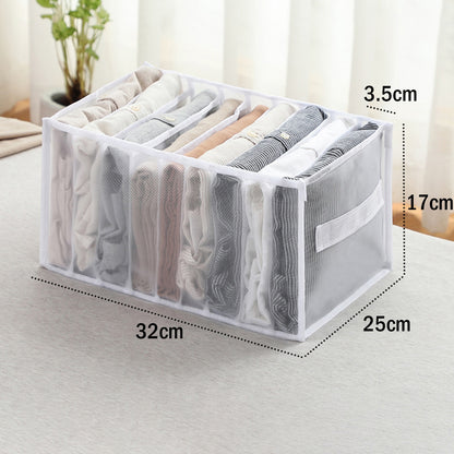 Quick Closet Organizer Underwear Socks Home Cabinet Clapboard Storage Box Clothes Foldable Drawer Organizer - StorageandmoreStorage