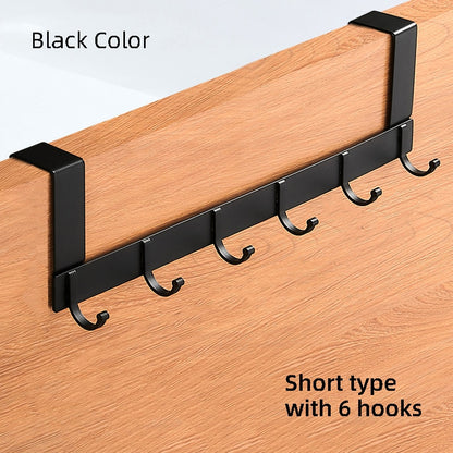 Hooks Over The Door Hook Home Bathroom Organizer Rack Clothes Coat Hat Towel Hanger New Bathroom Kitchen Accessories Holder - StorageandmoreStorage