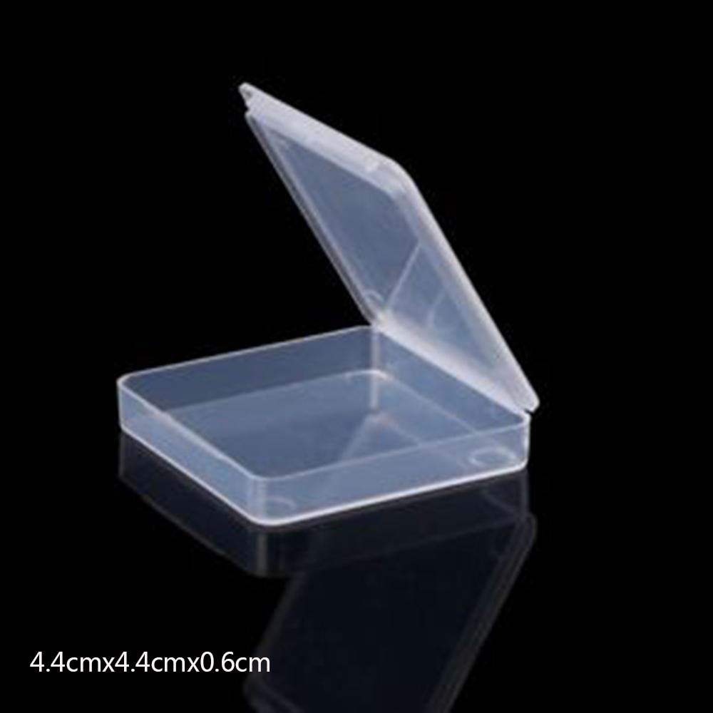 Top Selling Transparent Plastic Storage Box Clear Square Multipurpose Display Case Plastic Jewelry Storage Boxes Multiple Sizes - StorageandmoreStorage