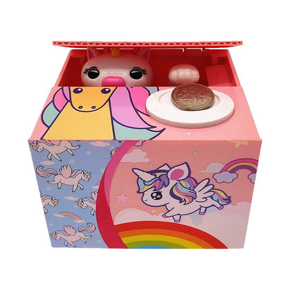 Steal Money Machine Piggy Bank Cartoon Piggy Bank Creative Gift Cute Coin Storage Box Children's Holiday Gift Home Decoration - StorageandmoreStorage