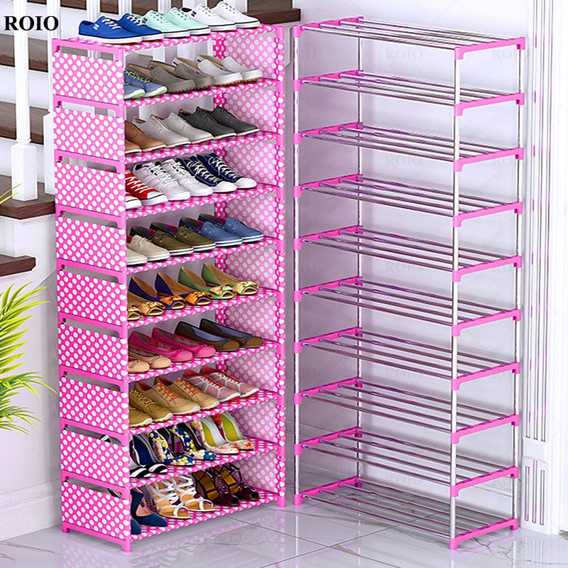 New Simple Shoe Rack Handrial Sturdy Removable Hallway Shoe Rack Space-saving Organizer Stand Holder Home Furniture Shoe Cabinet - StorageandmoreStorage