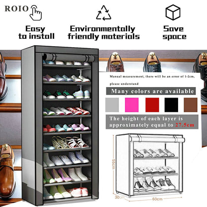 Multi-layer Simple Shoe Rack Entryway Space-saving Shoe Organizer Easy to Install Shoes Shelf Home Dorm Furniture Shoe Cabinet - StorageandmoreStorage