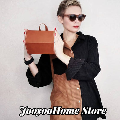 Sunglasses Organizer Box Multi-slot Eyeglasses Storage Folding Portable Glasses Travel PU Leather Case Home Storage Dropshipping - StorageandmoreStorage