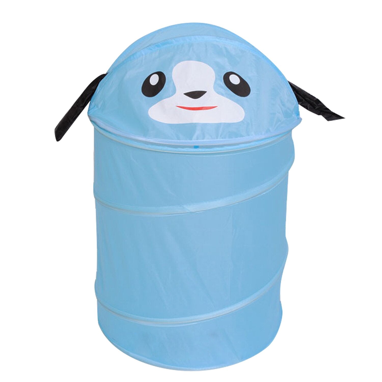 Foldable Breathable Cute Cartoon Animal Dirty Clothes Laundry Basket Hamper Organizer for Home College Camping Hotel 34x42cm - StorageandmoreStorage