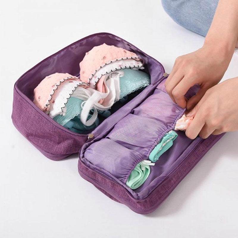 High capacity Travel Storage Bag for Bra Underwear Socks Cosmetics New Wardrobe Closet Clothes organizer Accessories Storage Bag - StorageandmoreStorage