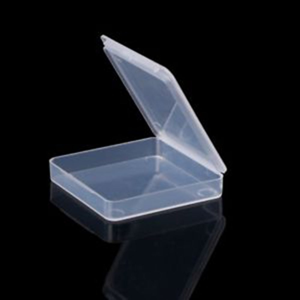 Top Selling Transparent Plastic Storage Box Clear Square Multipurpose Display Case Plastic Jewelry Storage Boxes Multiple Sizes - StorageandmoreStorage