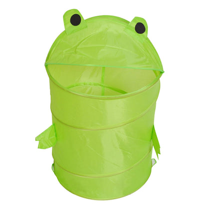 Foldable Breathable Cute Cartoon Animal Dirty Clothes Laundry Basket Hamper Organizer for Home College Camping Hotel 34x42cm - StorageandmoreStorage