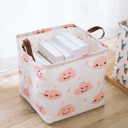 cube folding Laundry Basket Clothing Storage Basket Storage Barrels for kids toy organizer bag gift box storage bins Container - StorageandmoreStorage