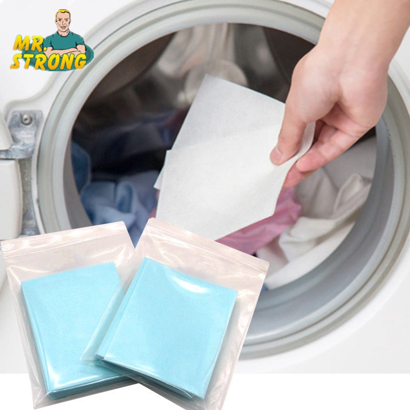 2022 New Formula Laundry Detergent Sheet Nano Super Concentrated Washing Powder For Washing Machine Daily Laundry Cleaning - StorageandmoreStorage