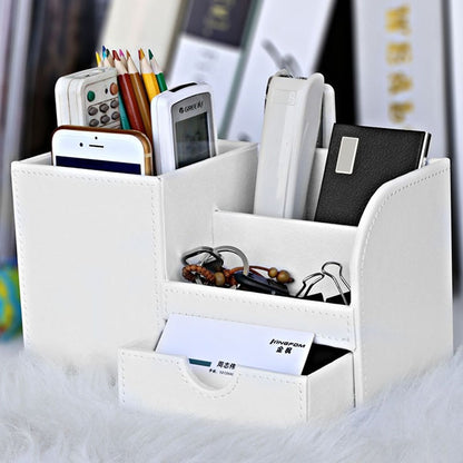 Multi-Functional Desk Organizer Stationery Holder Pencil Stand Pen Holder Organizer for Office Accessories Supplies Storage Box - StorageandmoreStorage