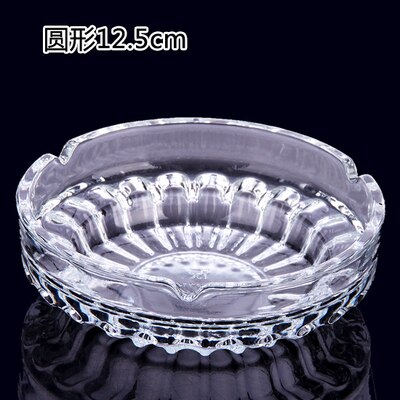 1pc European Crystal Glass Ashtray Creative Personality Large Living Room Office Cafe Hotel Rooms Ashtray - StorageandmoreStorage