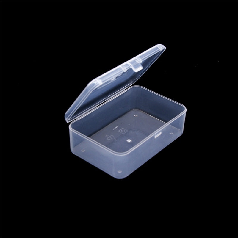 Top Selling Transparent Plastic Storage Box Clear Square Multipurpose Display Case Plastic Jewelry Storage Boxes Multiple Sizes - StorageandmoreStorage