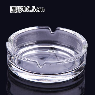 1pc European Crystal Glass Ashtray Creative Personality Large Living Room Office Cafe Hotel Rooms Ashtray - StorageandmoreStorage