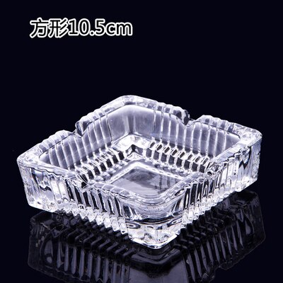 1pc European Crystal Glass Ashtray Creative Personality Large Living Room Office Cafe Hotel Rooms Ashtray - StorageandmoreStorage