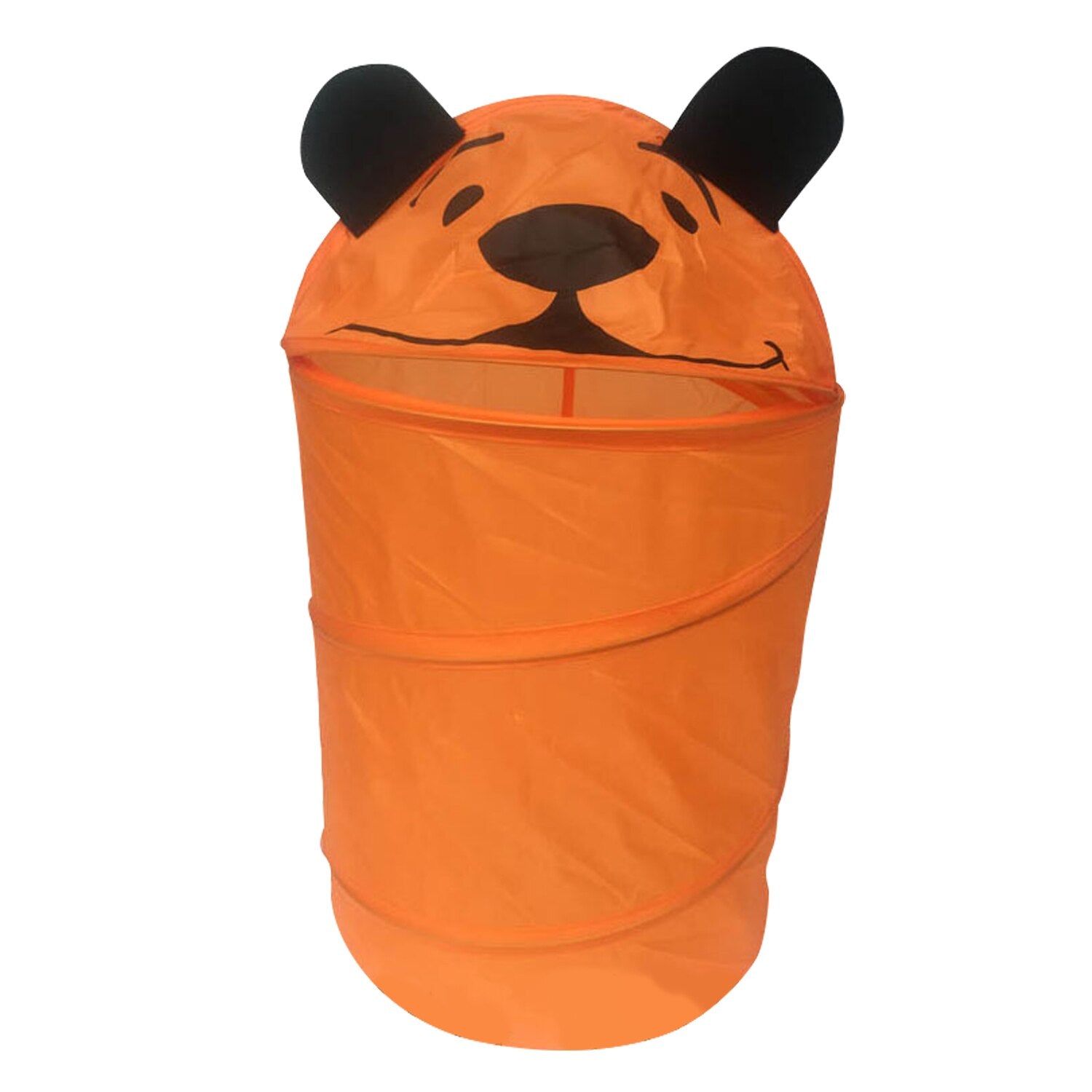 Foldable Breathable Cute Cartoon Animal Dirty Clothes Laundry Basket Hamper Organizer for Home College Camping Hotel 34x42cm - StorageandmoreStorage