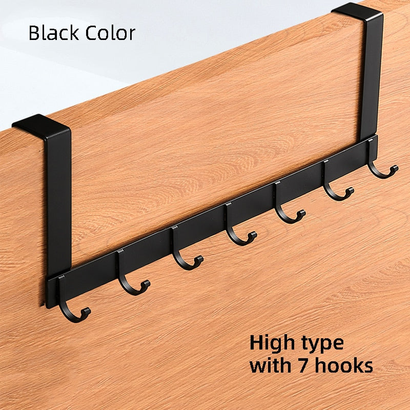 Hooks Over The Door Hook Home Bathroom Organizer Rack Clothes Coat Hat Towel Hanger New Bathroom Kitchen Accessories Holder - StorageandmoreStorage