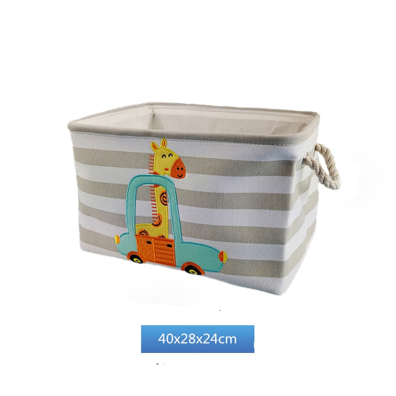 Cartoon Dinosaur Foldable Laundry Basket For Dirty Clothes Toys Storage Baskets Kids Organizer Bag Home Washing Organization - StorageandmoreStorage