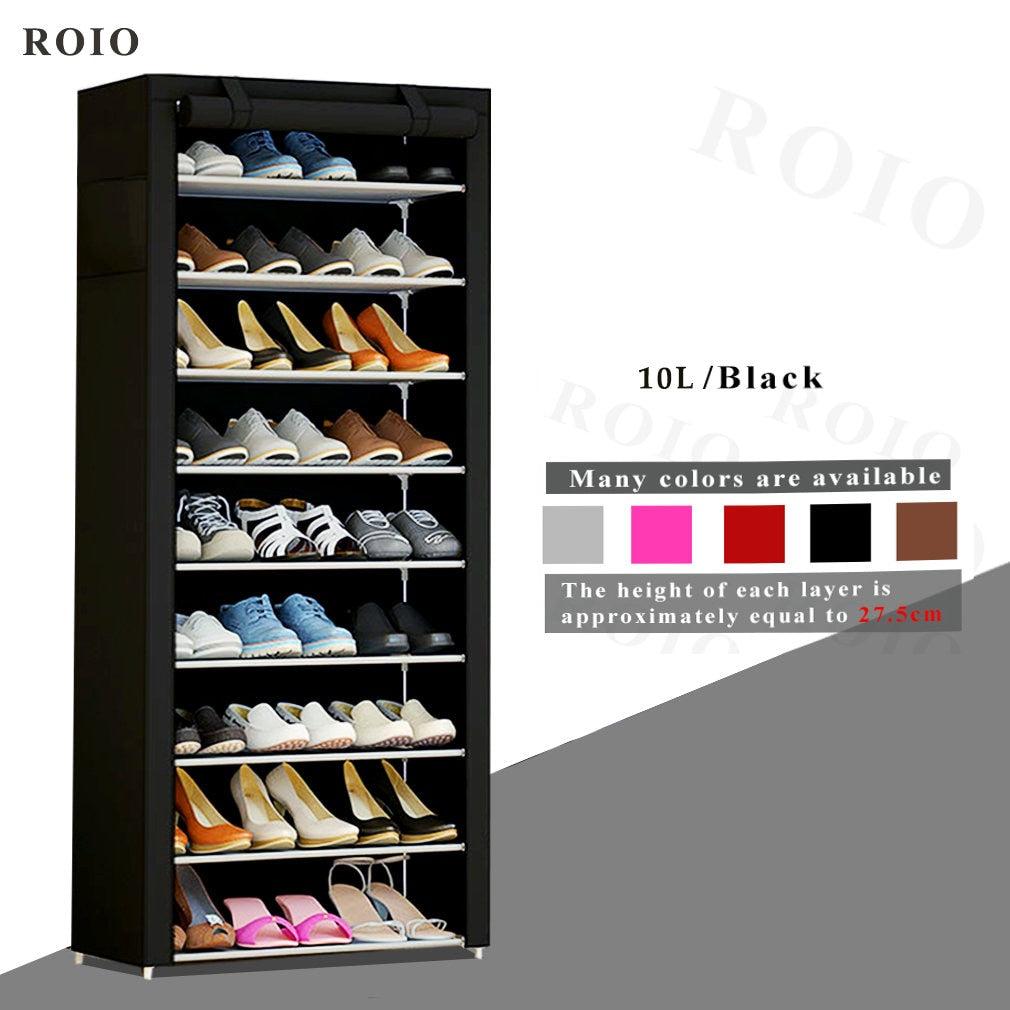 Multi-layer Shoe Cabinet DIY Assembled Dustproof Shelf Hallway Space Saving Storage Organizer Holder Home Furniture Shoe Rack - StorageandmoreStorage