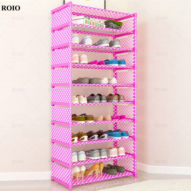 New Simple Shoe Rack Handrial Sturdy Removable Hallway Shoe Rack Space-saving Organizer Stand Holder Home Furniture Shoe Cabinet - StorageandmoreStorage