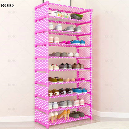 New Simple Shoe Rack Handrial Sturdy Removable Hallway Shoe Rack Space-saving Organizer Stand Holder Home Furniture Shoe Cabinet - StorageandmoreStorage