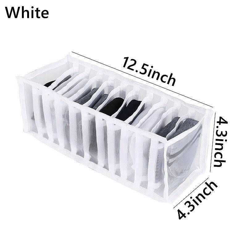 Underwear Organizer Foldable Home Cabinet Divider Storage Box Closet Organizer Drawer Socks Shorts Bra Storage Boxs - StorageandmoreStorage