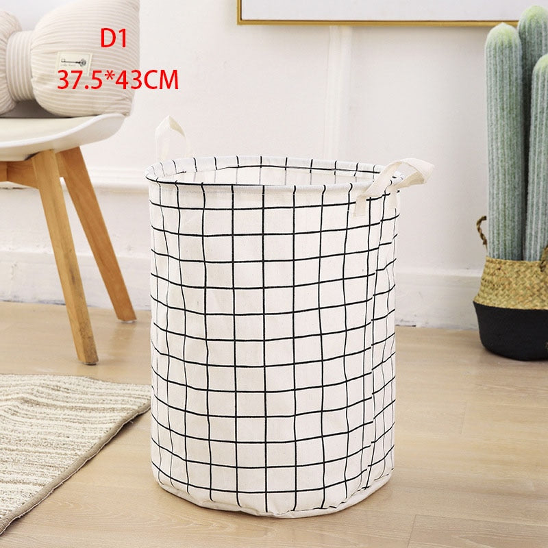 Folding Laundry Basket Portable Large Capacity Storage Dirty Clothes Bucket Toy Home Storage Box New 1PCS  Laundry Organizer - StorageandmoreStorage