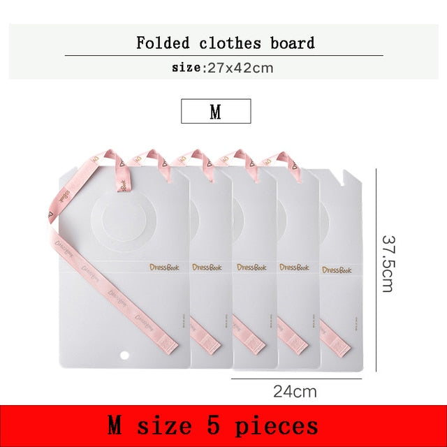 Clothes Folding Board T-shirt Folder Clothespins Closet Fast Speed Fold Organize Storage Clothe Peg Cloth Board - StorageandmoreStorage