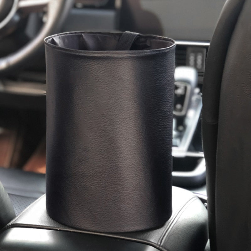 Extractme Car Storage Basket Interior Rubbish Container For Waste Organizer Holder Waterproof Garbage Can Trash Bin Folding - StorageandmoreStorage