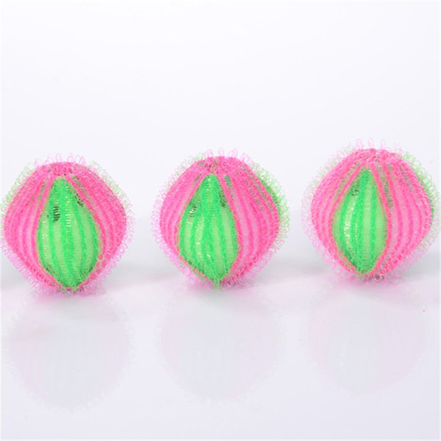 6Pcs Washing Machine Hair Remover Laundry Ball Fluff Cleaning Lint Fuzz Grab - StorageandmoreStorage