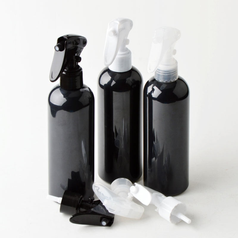 100ml 120ml 150ml Black Bottle with Trigger Sprayer Refillable Mist Spray Bottle for Cleaning Detergent  10pcs/lot P219 - StorageandmoreStorage