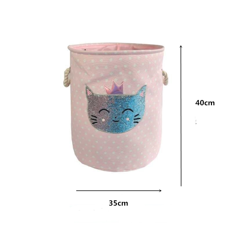 Cartoon Dinosaur Foldable Laundry Basket For Dirty Clothes Toys Storage Baskets Kids Organizer Bag Home Washing Organization - StorageandmoreStorage