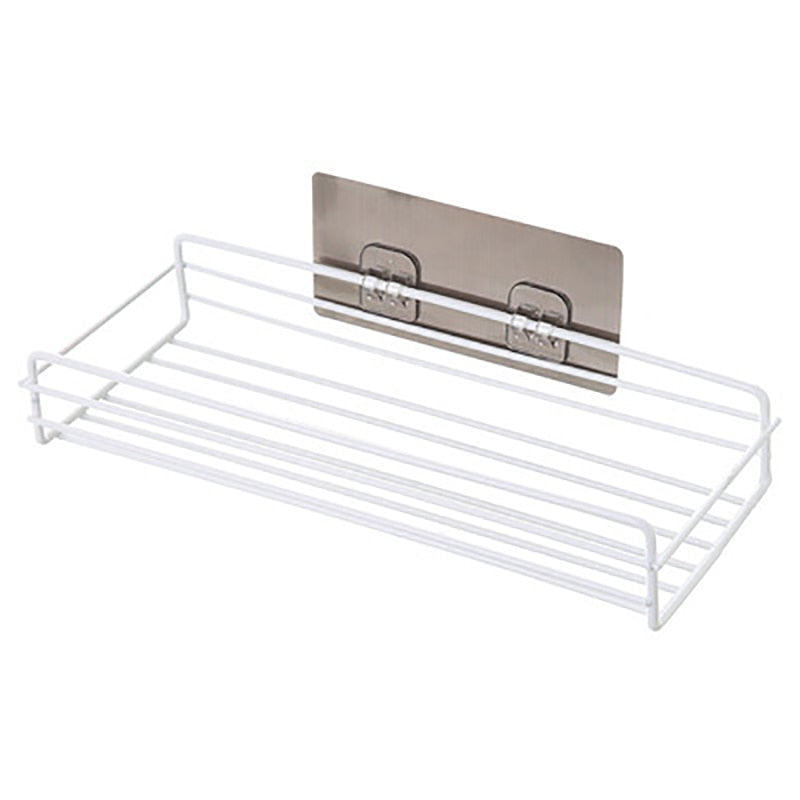 Bathroom Shelf Shower Shelves Shampoo Storage Rack Kitchen Storage Holder Punch-Free Wall Mounted Organizer Bathroom Accessories - StorageandmoreStorage