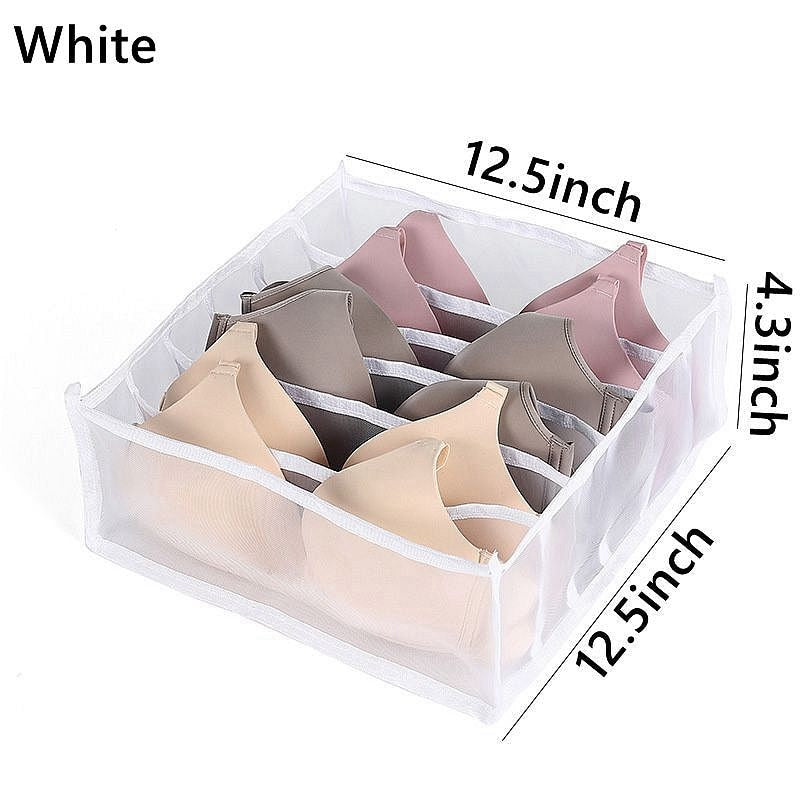 Underwear Organizer Foldable Home Cabinet Divider Storage Box Closet Organizer Drawer Socks Shorts Bra Storage Boxs - StorageandmoreStorage