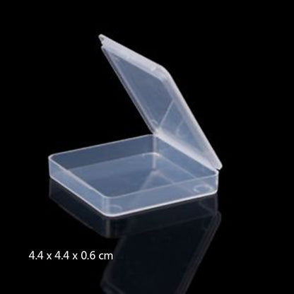 Top Selling Transparent Plastic Storage Box Clear Square Multipurpose Display Case Plastic Jewelry Storage Boxes Multiple Sizes - StorageandmoreStorage