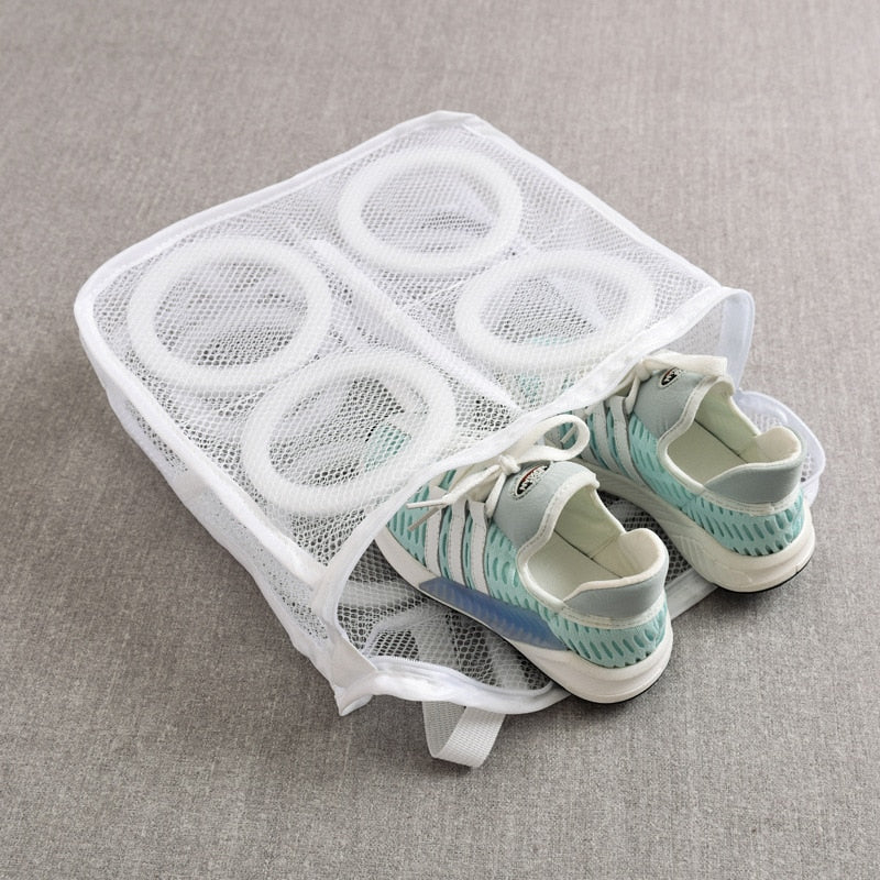 Washing Machine Shoes Bag Travel Shoe Storage bags Portable Mesh Laundry bag Anti-deformation Protective Clothes organizer - StorageandmoreStorage