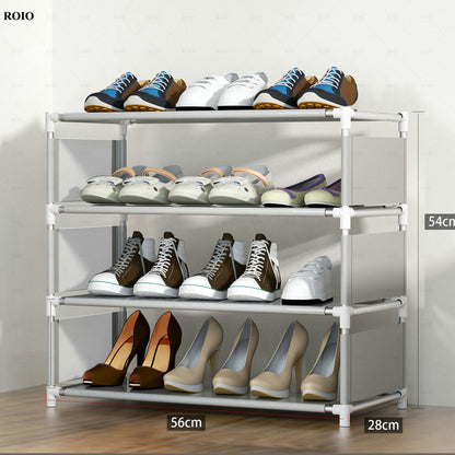 New Simple Shoe Rack Handrial Sturdy Removable Hallway Shoe Rack Space-saving Organizer Stand Holder Home Furniture Shoe Cabinet - StorageandmoreStorage