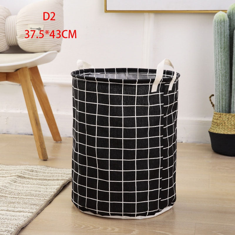 Folding Laundry Basket Portable Large Capacity Storage Dirty Clothes Bucket Toy Home Storage Box New 1PCS  Laundry Organizer - StorageandmoreStorage