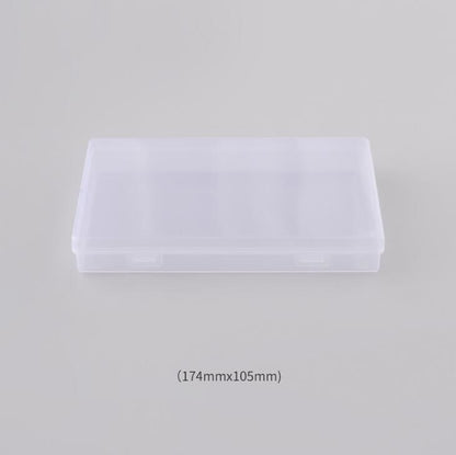 MINKYS 2pcs/lot Transparent Desktop Organizer Pencil Box Photocards Storage Box Classification Box School Office Stationery - StorageandmoreStorage