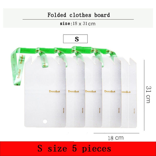 Clothes Folding Board T-shirt Folder Clothespins Closet Fast Speed Fold Organize Storage Clothe Peg Cloth Board - StorageandmoreStorage