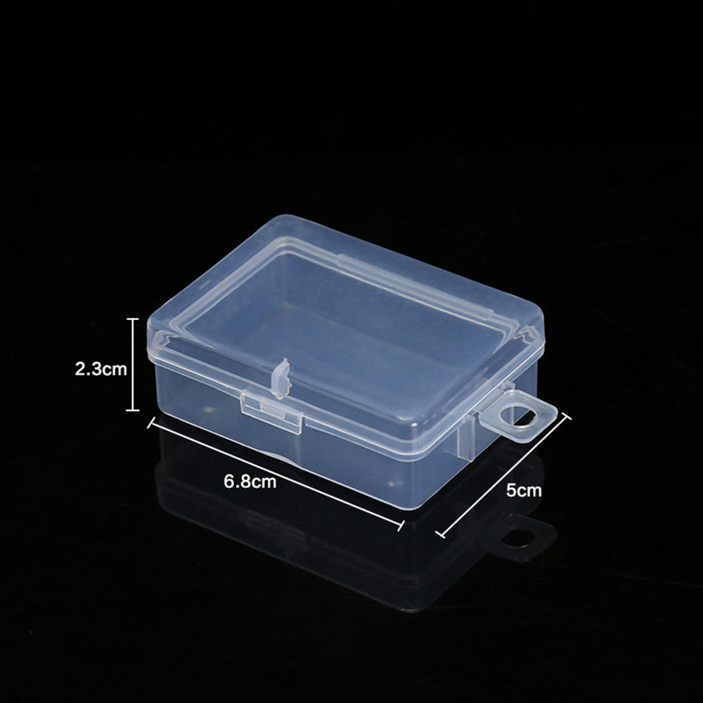 Top Selling Transparent Plastic Storage Box Clear Square Multipurpose Display Case Plastic Jewelry Storage Boxes Multiple Sizes - StorageandmoreStorage