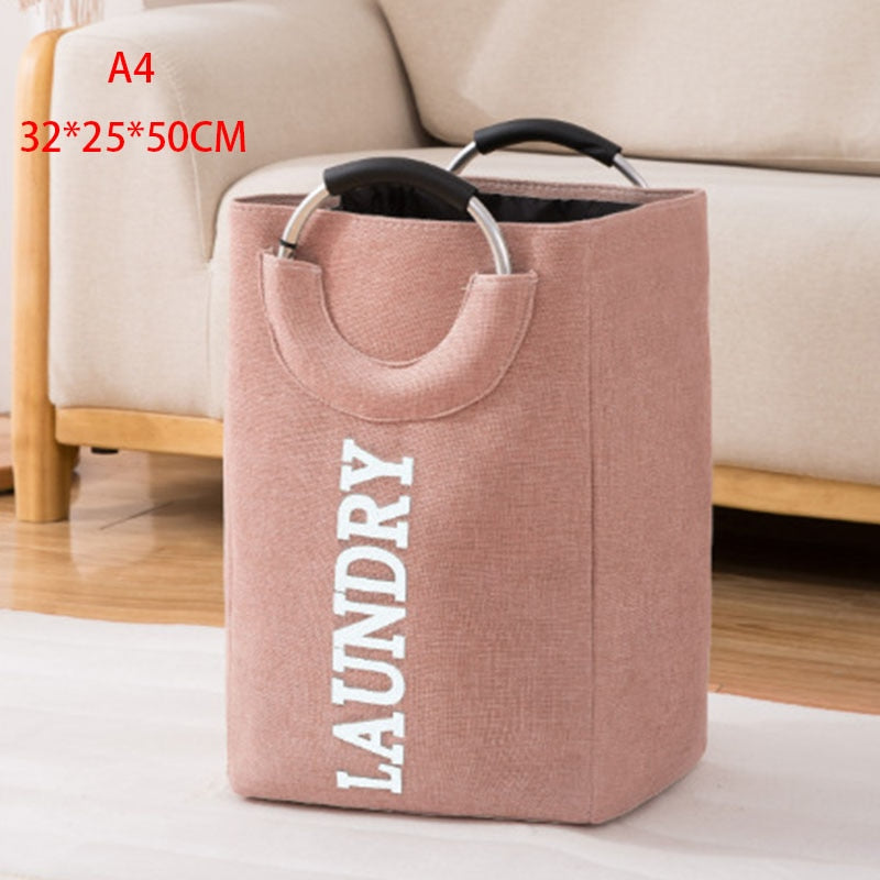 Folding Laundry Basket Portable Large Capacity Storage Dirty Clothes Bucket Toy Home Storage Box New 1PCS  Laundry Organizer - StorageandmoreStorage