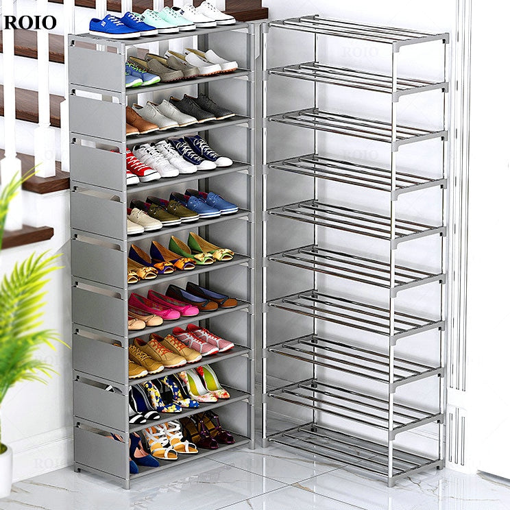 New Simple Shoe Rack Handrial Sturdy Removable Hallway Shoe Rack Space-saving Organizer Stand Holder Home Furniture Shoe Cabinet - StorageandmoreStorage