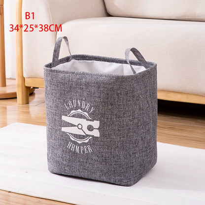 Folding Laundry Basket Portable Large Capacity Storage Dirty Clothes Bucket Toy Home Storage Box New 1PCS  Laundry Organizer - StorageandmoreStorage