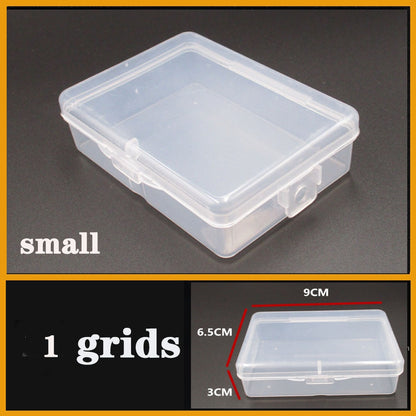 Plastic box Container Screw Holder Case Practical Compartment Jewelry Earring Display case plastic Organizer beads storage boxes - StorageandmoreStorage