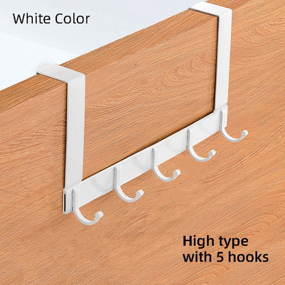 Hooks Over The Door Hook Home Bathroom Organizer Rack Clothes Coat Hat Towel Hanger New Bathroom Kitchen Accessories Holder - StorageandmoreStorage