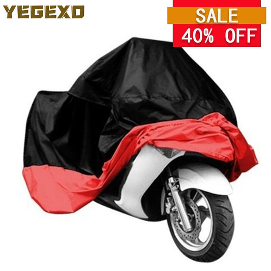 Motorcycle Cover Waterproof Outdoor Moto Case Motorbike Raincoat Bike Protector Covers Shelter Storage Tent Garage Accessories - StorageandmoreStorage