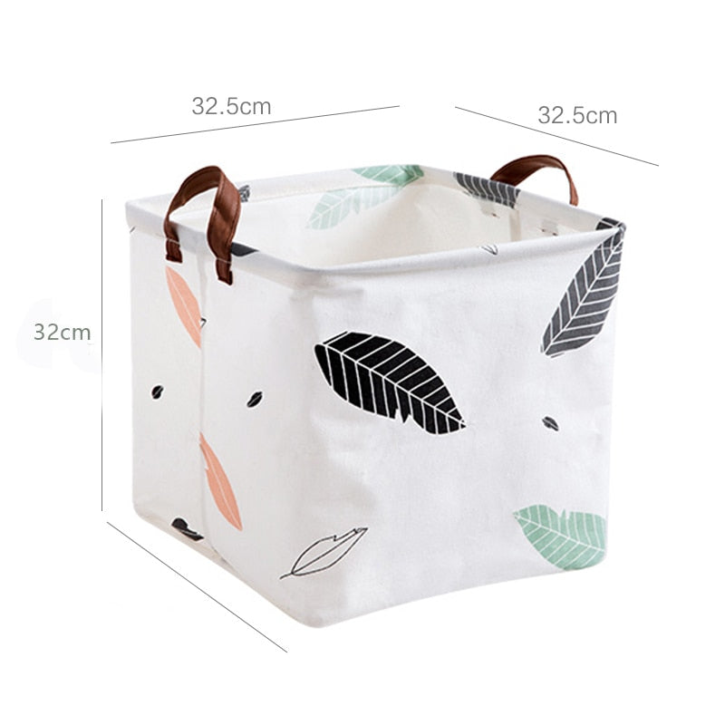 cube folding Laundry Basket Clothing Storage Basket Storage Barrels for kids toy organizer bag gift box storage bins Container - StorageandmoreStorage