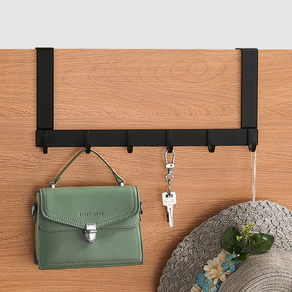 Hooks Over The Door Hook Home Bathroom Organizer Rack Clothes Coat Hat Towel Hanger New Bathroom Kitchen Accessories Holder - StorageandmoreStorage