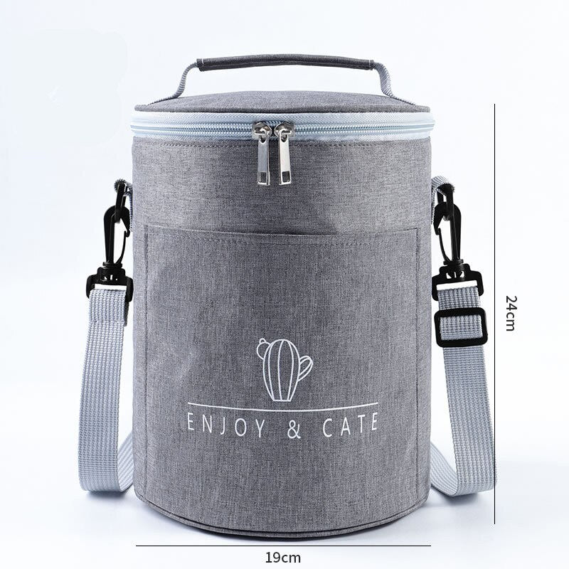 Simplicity Lunch Bag Women Office Luncheon Thermal Package Waterproof Child Outing Fruit Drink Snack Cooler Pouch Accessories - StorageandmoreStorage